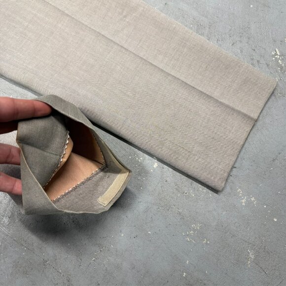 Pal Zileri Cotton Wool Chinos Beige Mens Pants 32x31 - Picture 4 of 10